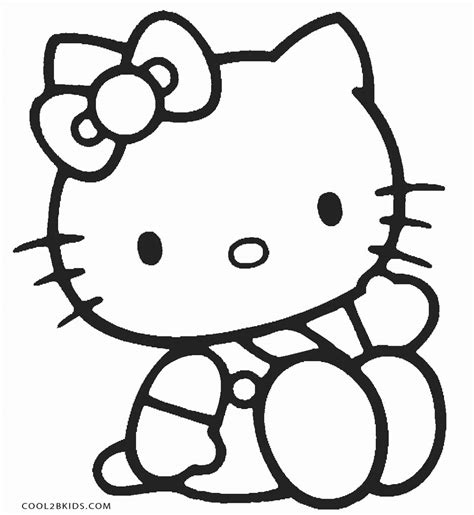 hello kitty coloring pages for kids